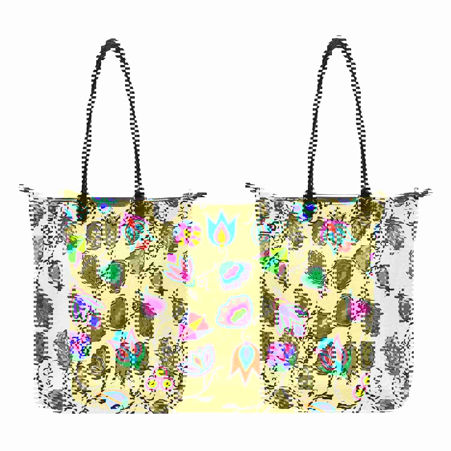 Indigenous Paisley Vanilla Single-Shoulder Lady Handbag