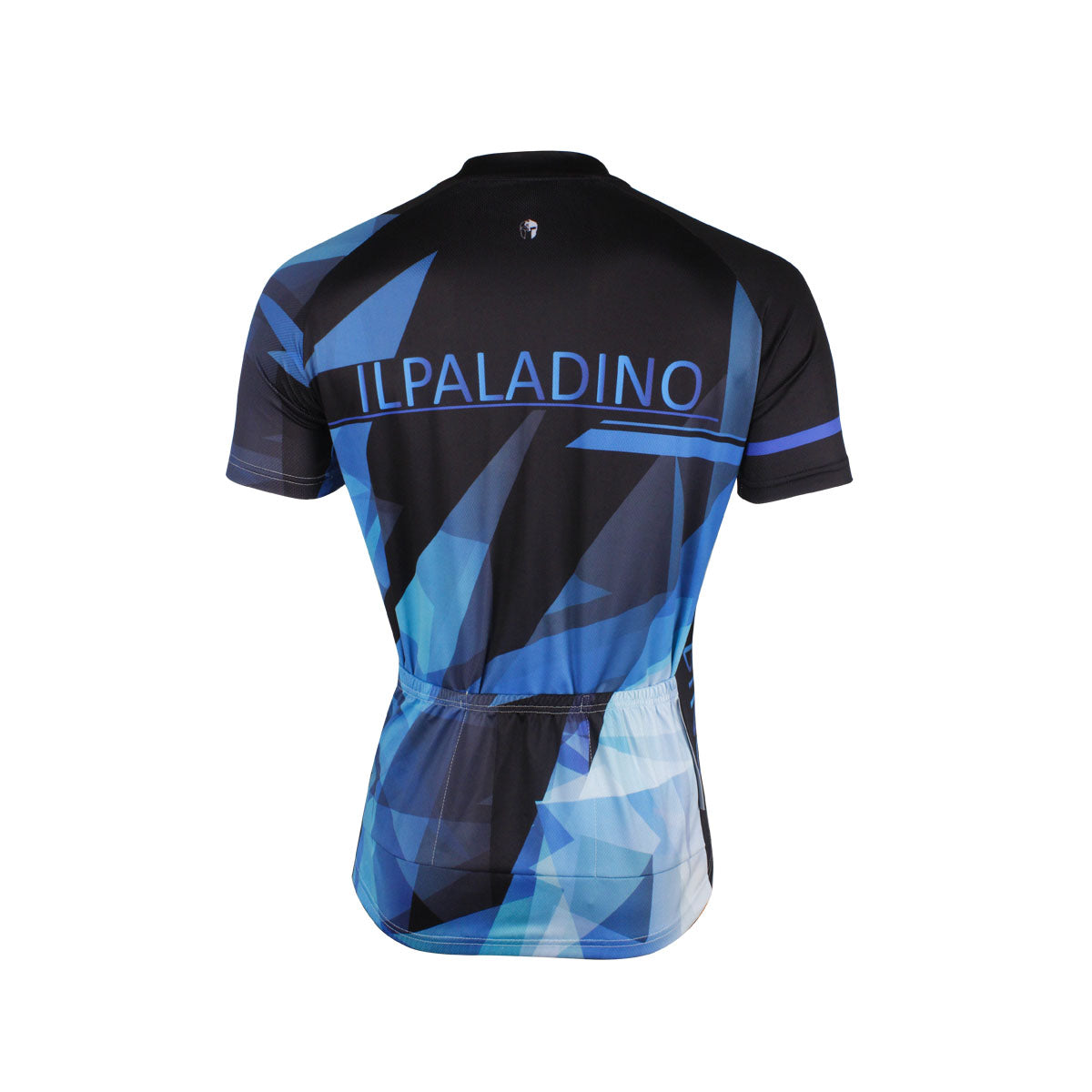 Ilpaladino Fragment Sport Breathable Black&Blue Jersey Men's Short-Sleeve Bicycling Shirts
