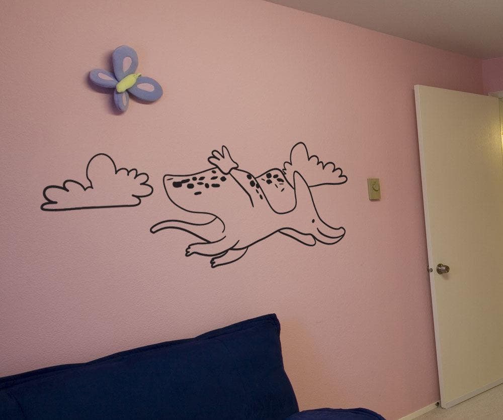 Vinyl Wall Decal Sticker Kids Pterodactyl #OS_DC692
