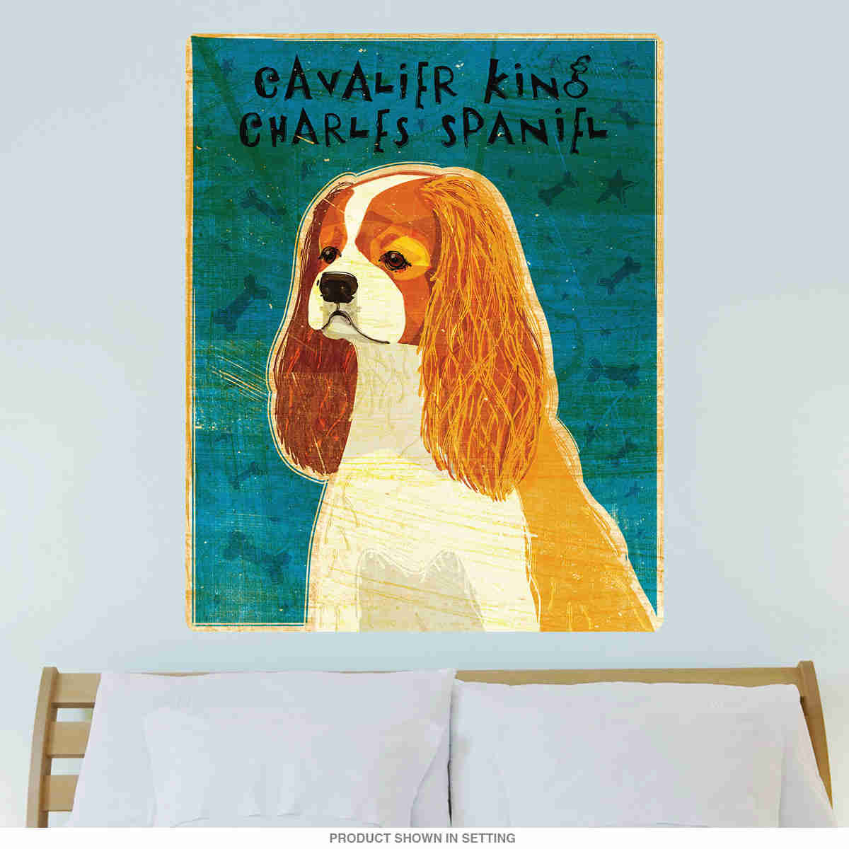 Cavalier King Charles Blenheim Dog Wall Decal - Premium Removable Art