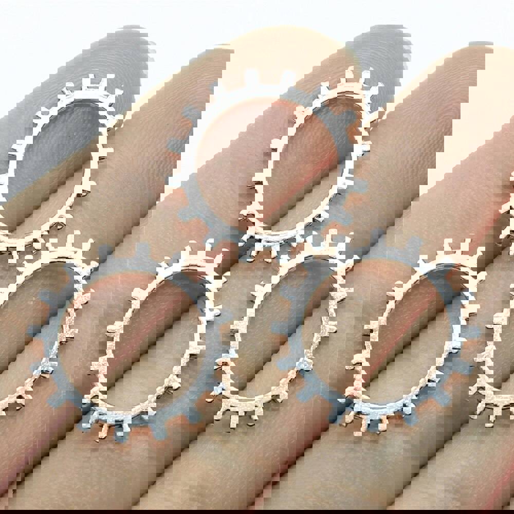 WYSIWYG 10pcs 19x19mm Gear Steampunk Charms Pendants For Jewelry Making DIY