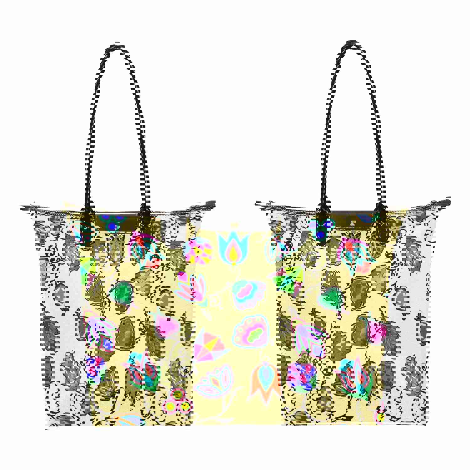 Indigenous Paisley Vanilla Single-Shoulder Lady Handbag