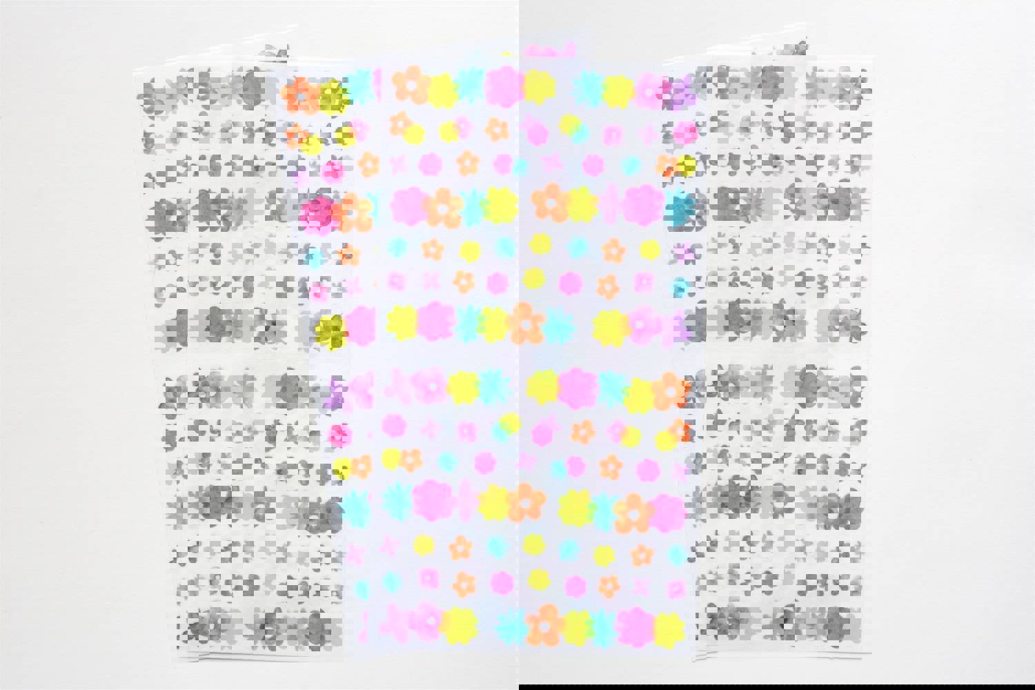 Midori Planner Sticker - Semi-Transparent Flower