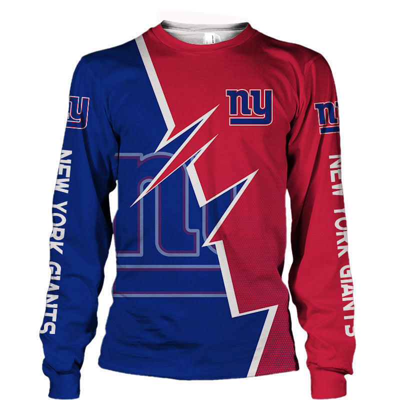 New York Giants Sweatshirts Zigzag Two Color