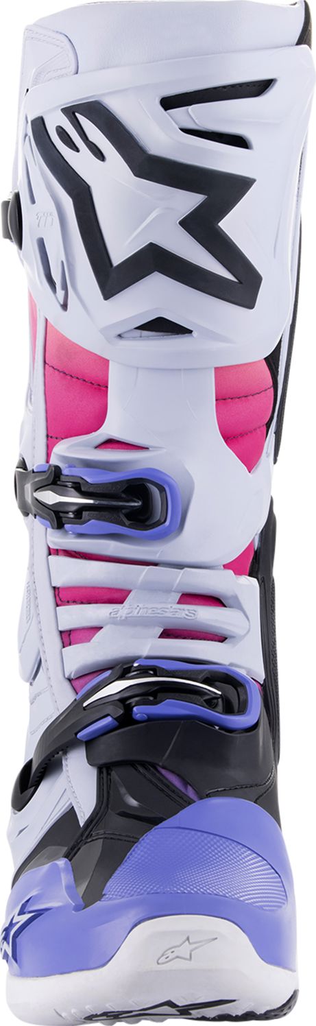 ALPINESTARS Limited Edition Daytona 23 Tech 10 Boots - Gray/Pink/Purple - US 11
