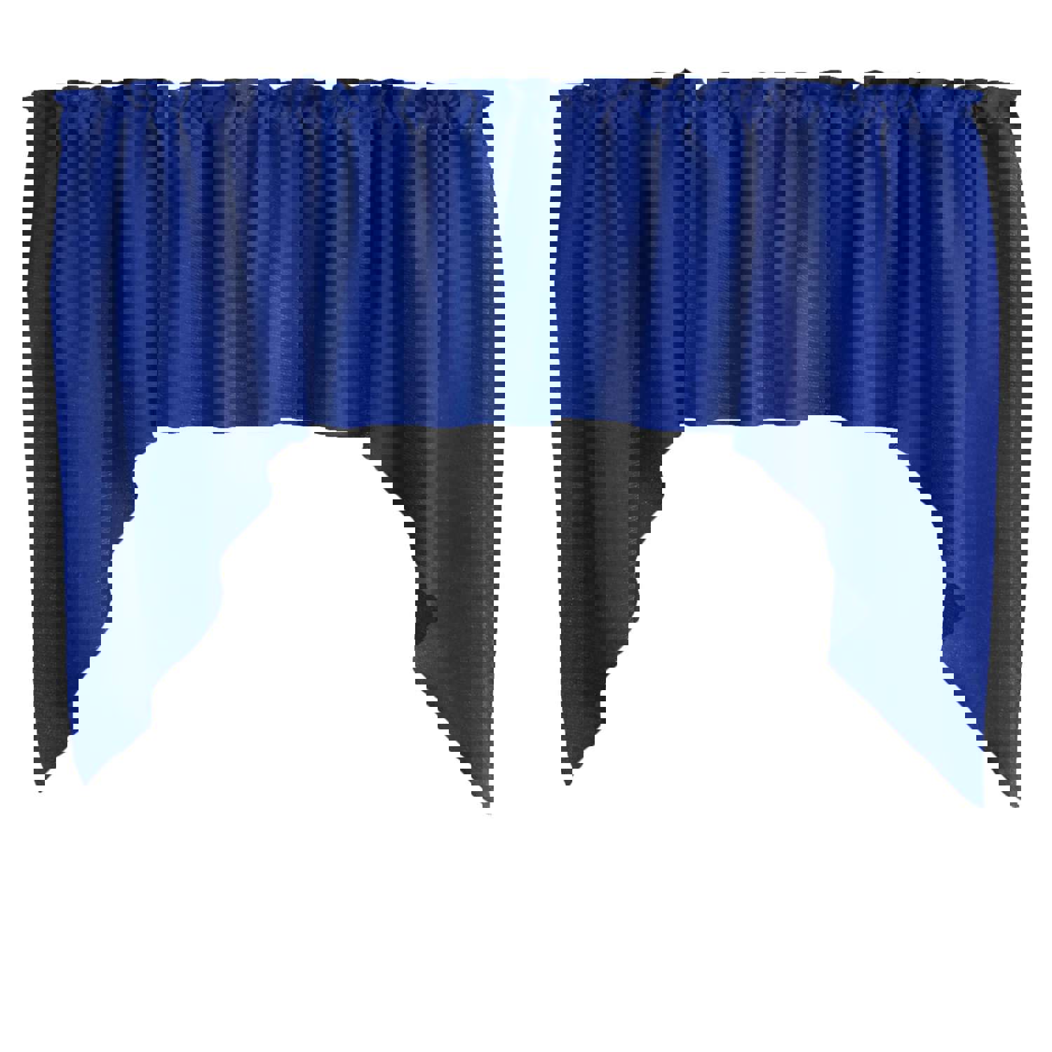 Stretch Velvet Solid Swag Window Valance - 72" Wide / 36" Tall