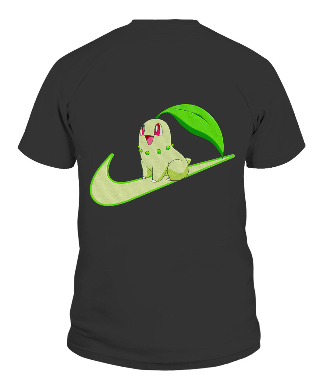 Chikorita Simple Swoosh Custom 2-Side Printed Hoodie