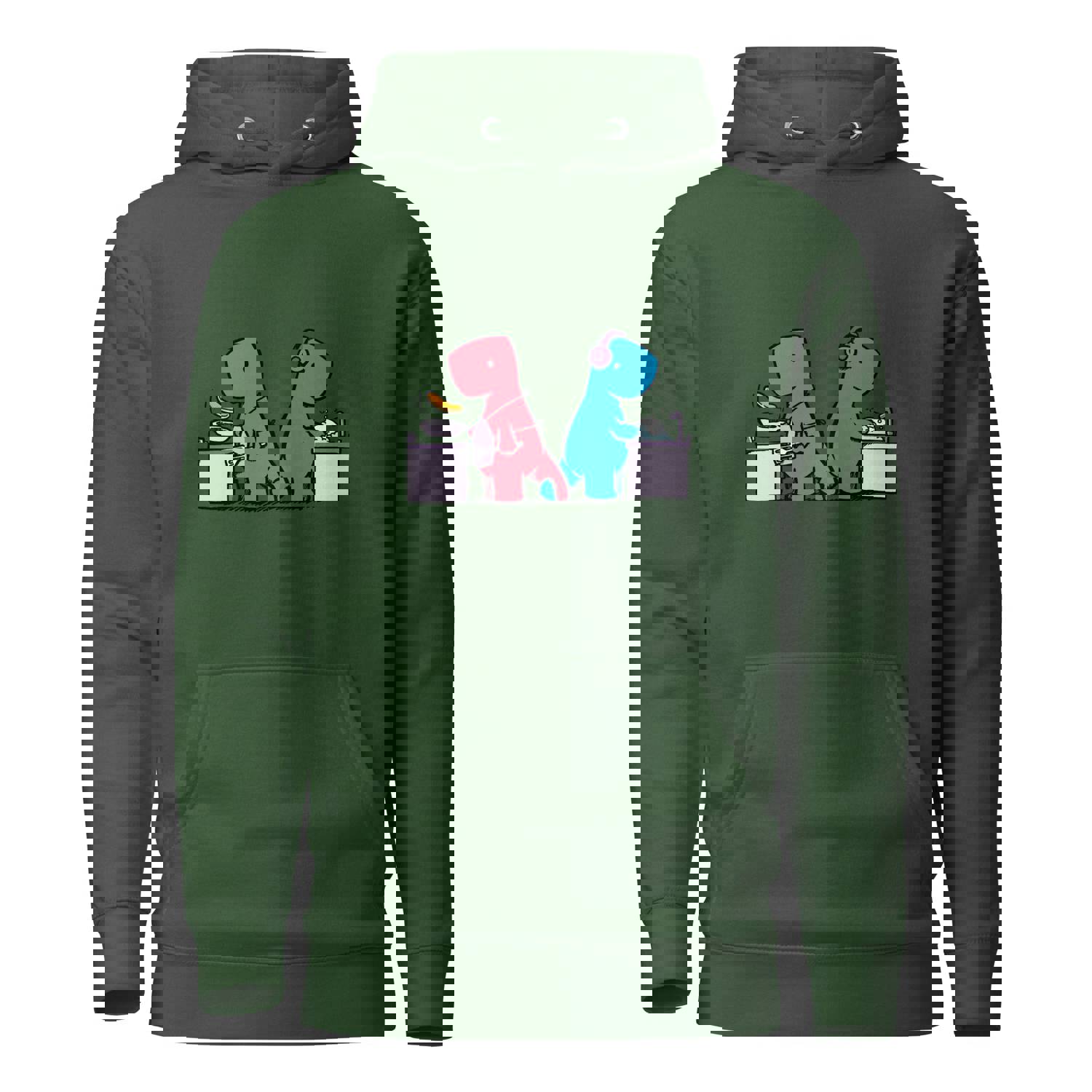 Holding Tails Comfort-Fitted Hoodie with DTG Print
