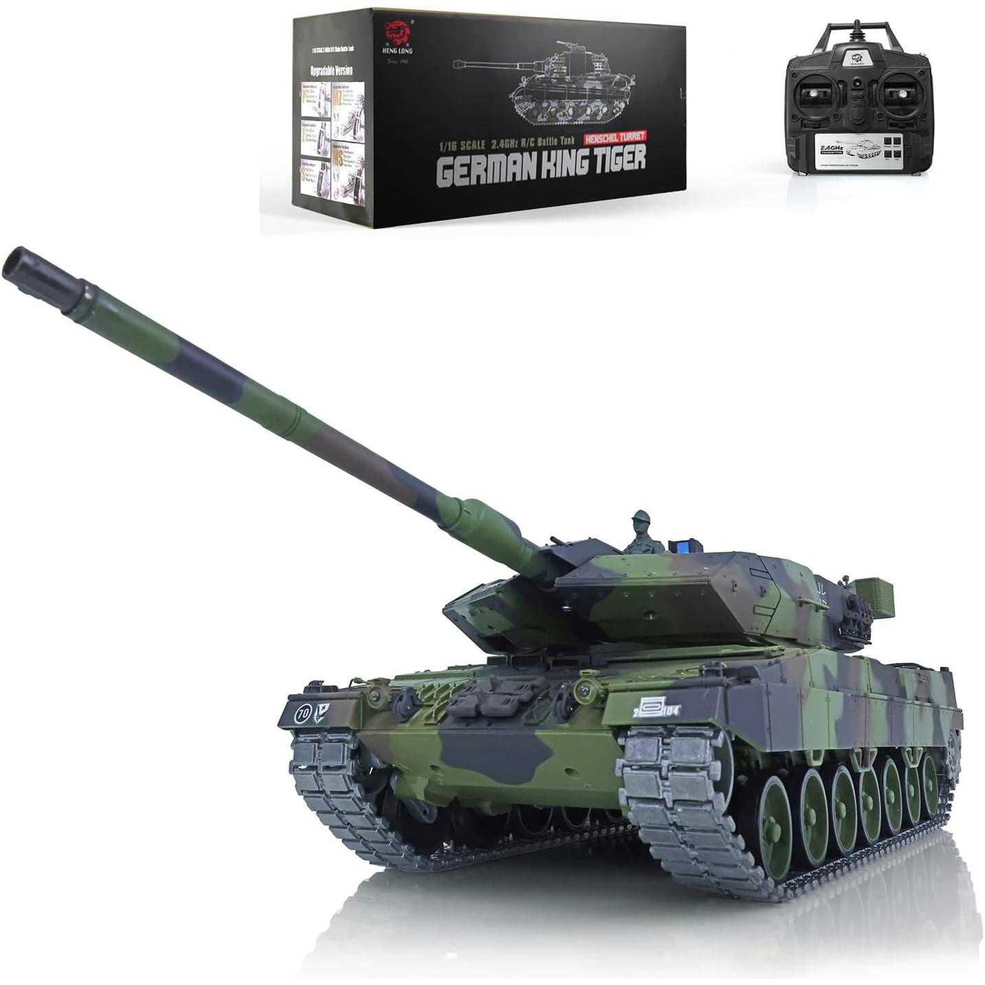 Heng Long Leopard 2A6 Professional Edition RC Tank with 7.0 Electronics (BB/IR)