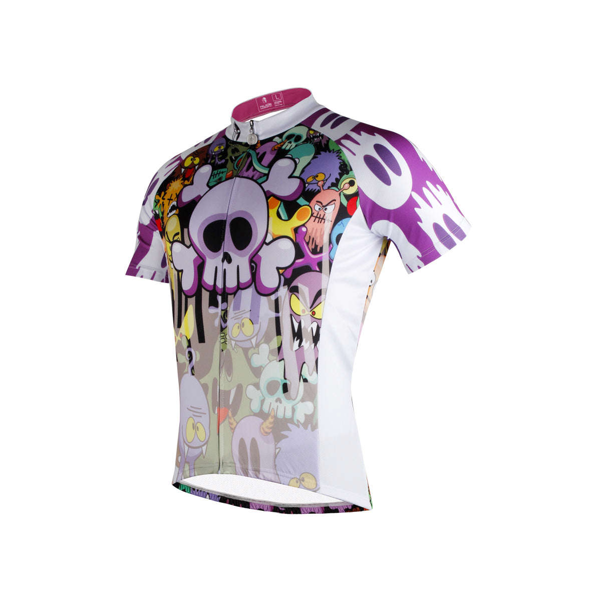 Ilpaladino Horror Skull & Monster Men's Breathable Quick Dry Cycling Jersey