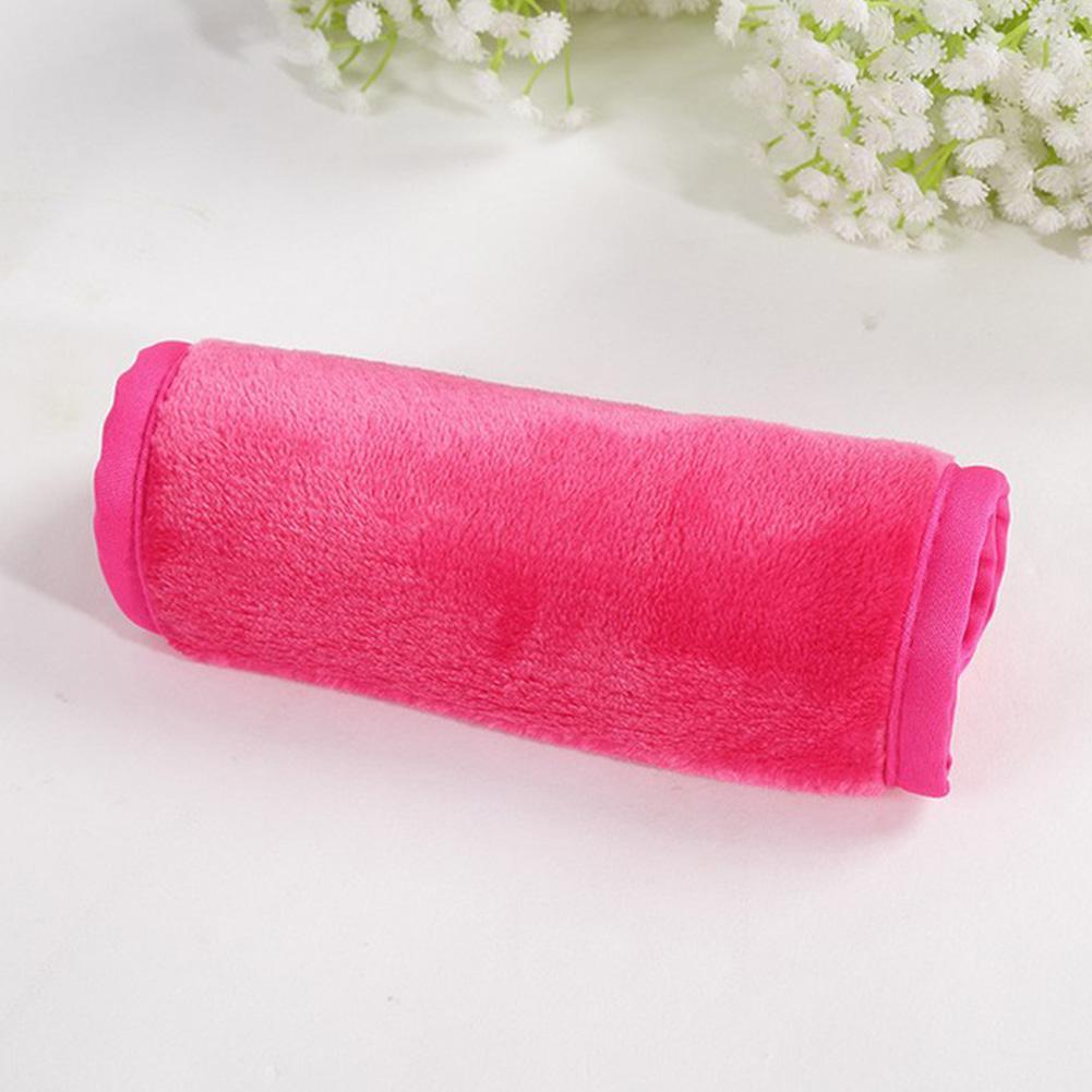 Women's Soft Reusable Microfiber Makeup Removal Face Towel - Rose Red/Black/Pink/Blue