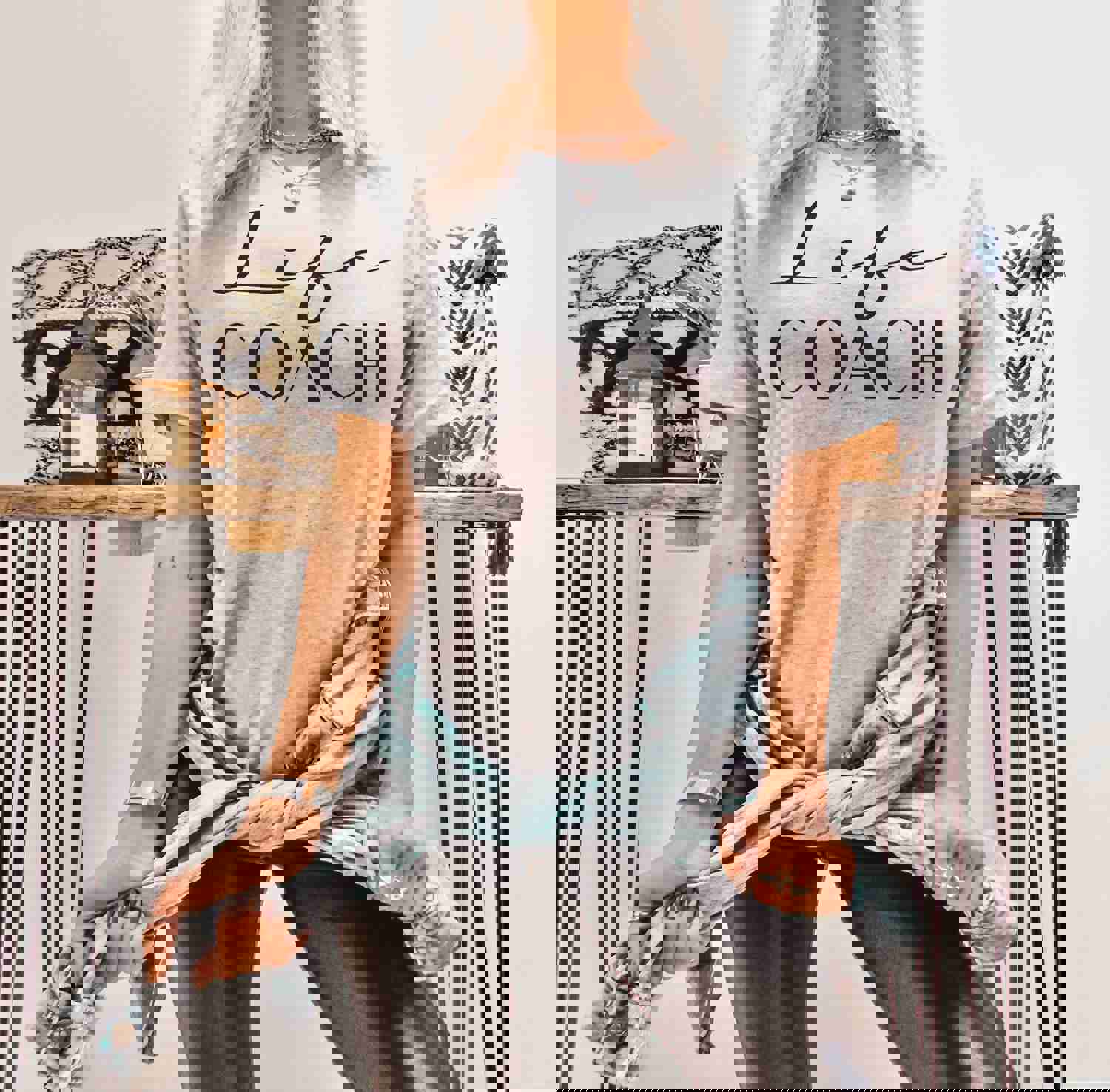 Life Coach Soft Unisex T-Shirt - Therapist Counselor Fitness Instructor Mental Health Positive Vibes