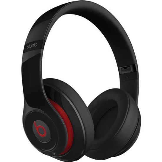 Beats Dr. Dre Studio 2 Wired Over-Ear Headphones - Black Red (MH792AM/A)