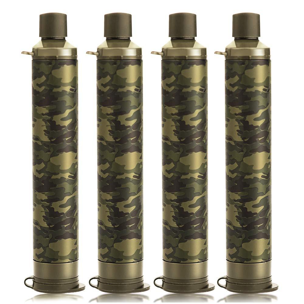 Membrane Solutions Straw Water Filter - Portable Survival Filtration for Outdoor Activities