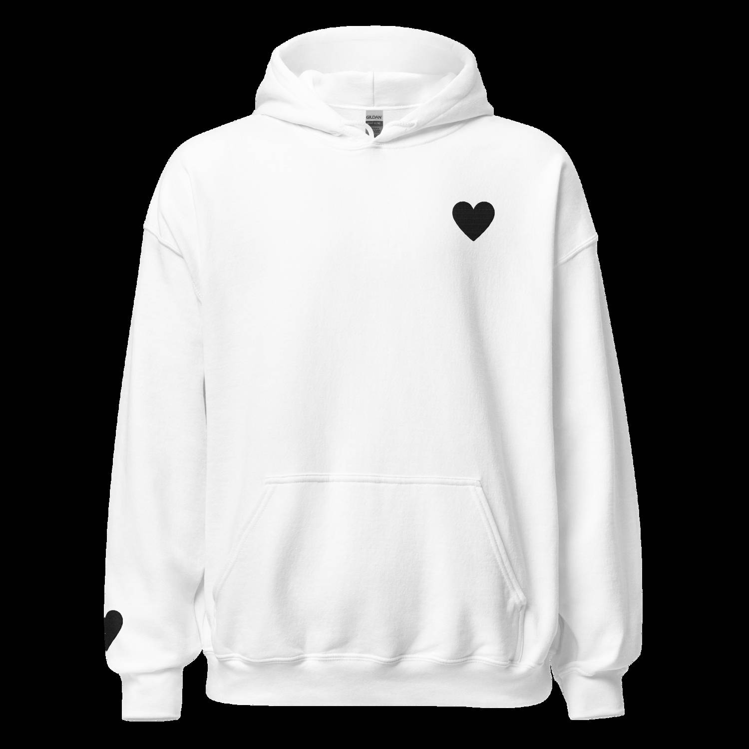 Heart On My Sleeve Hoodie (Black  ♥)