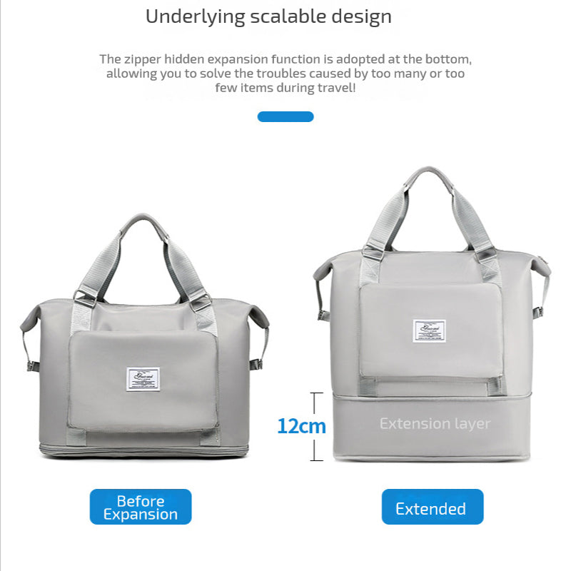 Stylish Folding Travel Bags for Women - Gym, Weekender, Overnight Use
