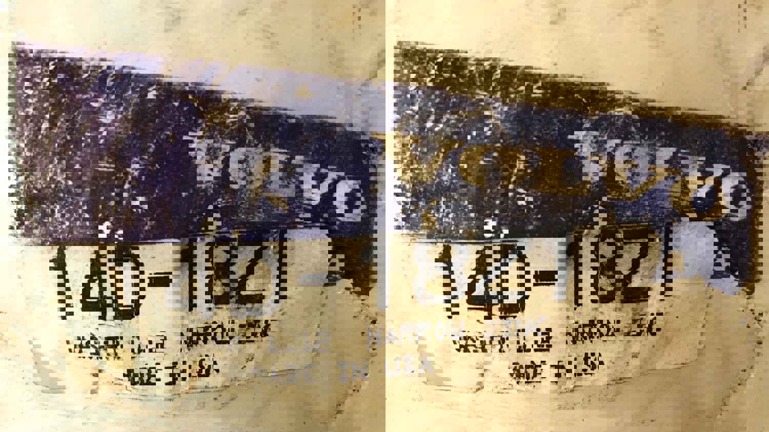 Volvo Yellow Zinc-Plated Steel Flat Washer CH14D-18ZI [Lot of 8] NOS