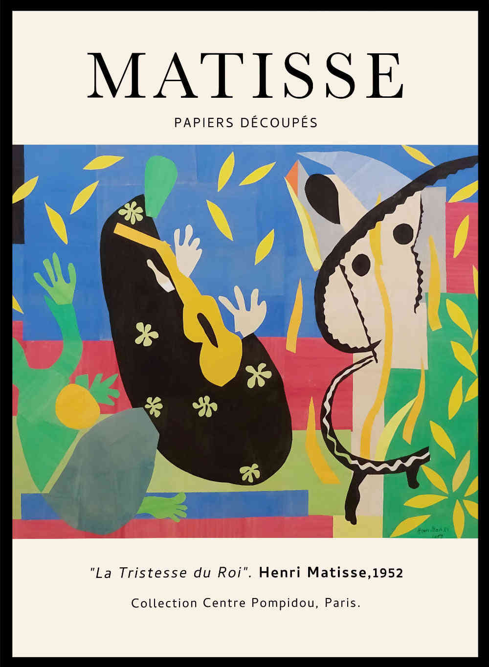 La Tristesse du Roi by Henri Matisse Print - High-Quality Art Reproduction