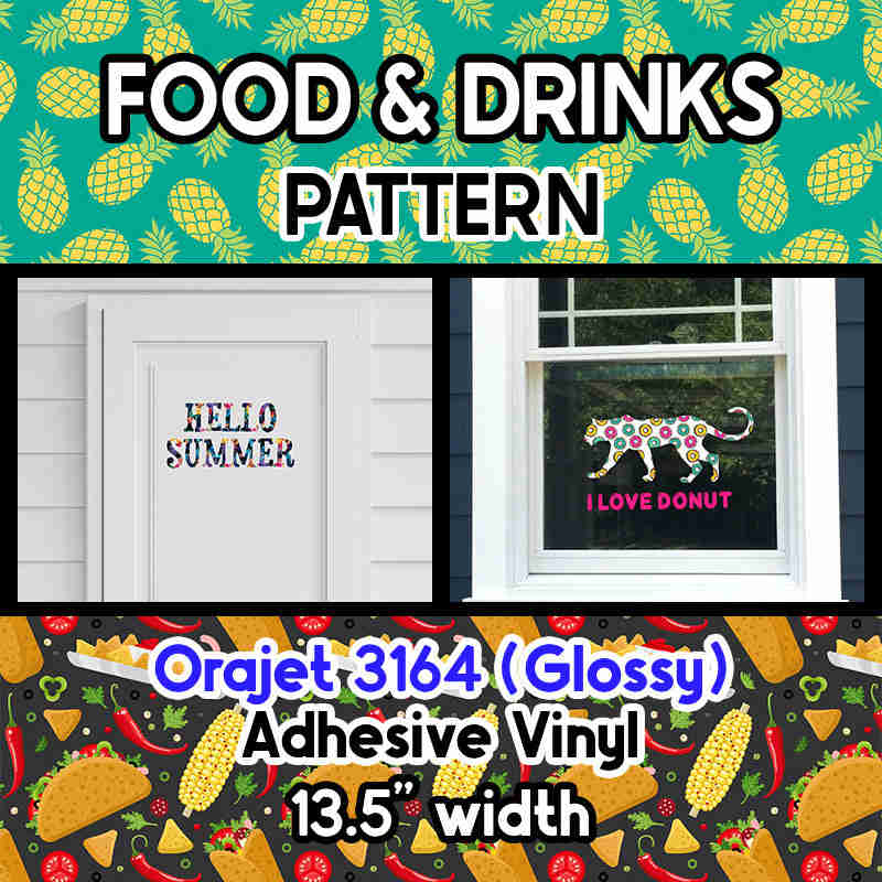 Orajet 3164 Patterned Adhesive Vinyl for Versatile Applications