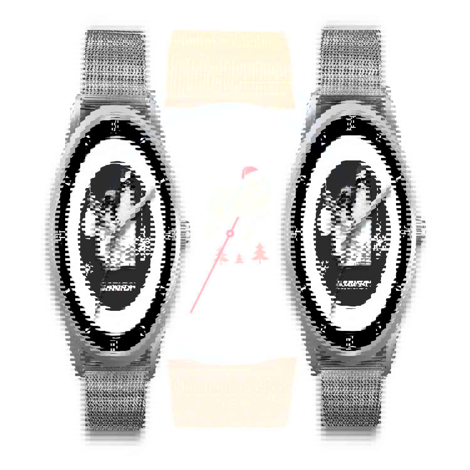 Japanese Chin Dog Washington Christmas Special Wrist Watch