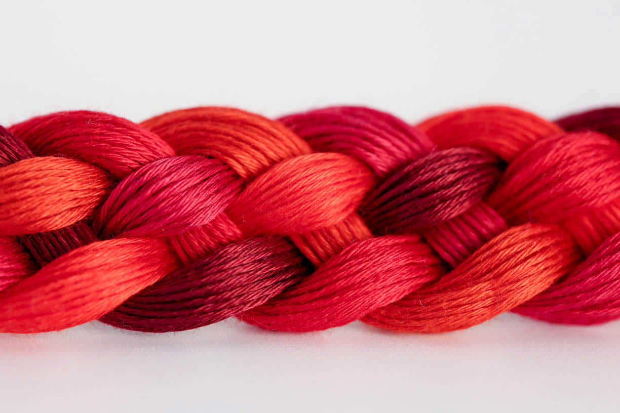 DMC Floche Red Wine Embroidery Thread - Bold Shades for Creative Projects
