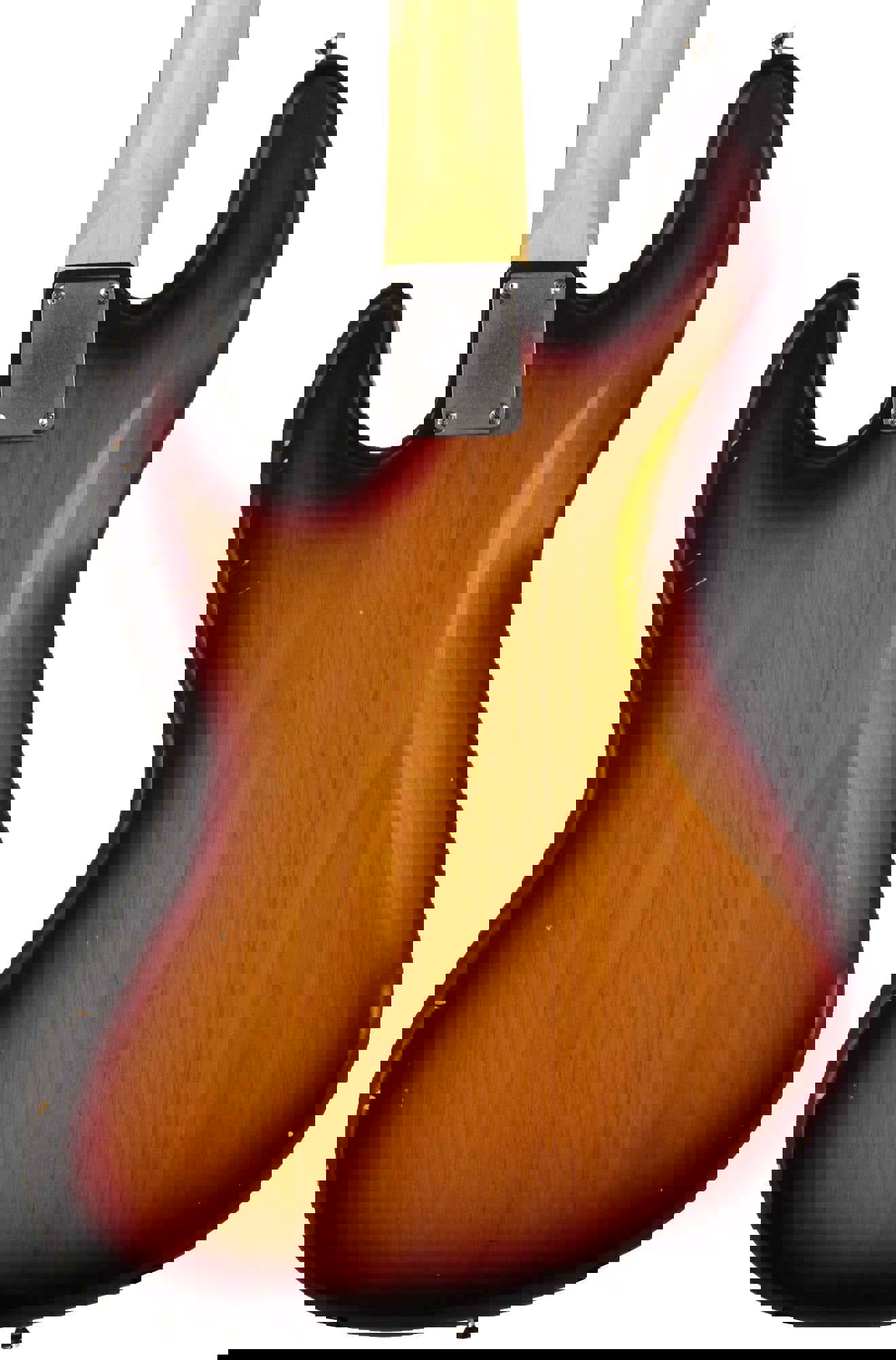 Nash JB-63 Bass Guitar, 3-Tone Sunburst, Light Aging