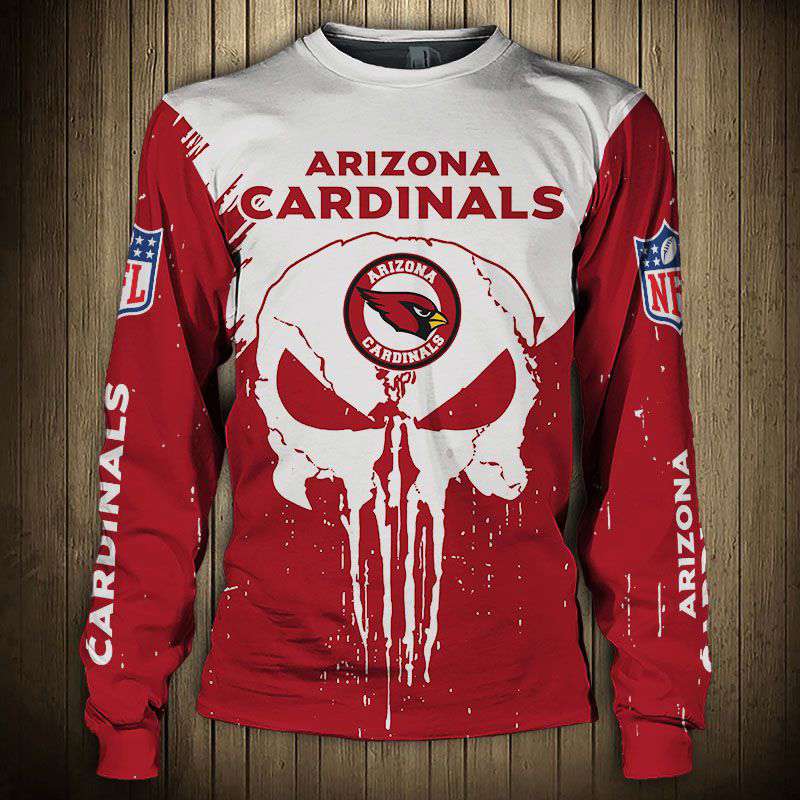 Men's Arizona Cardinals Punisher Sweatshirt - Unique Super Bowl Style