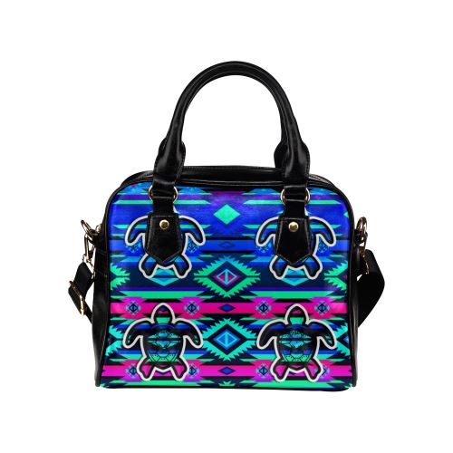 Adobe Sunset Turtle Shoulder Handbag
