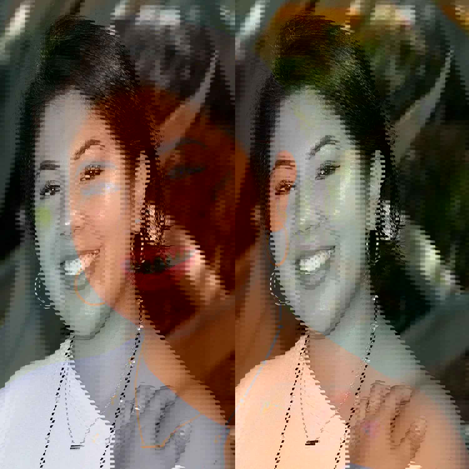 19 + 2 Extension 14K Gold Plated Diamond Chip Bar Necklace