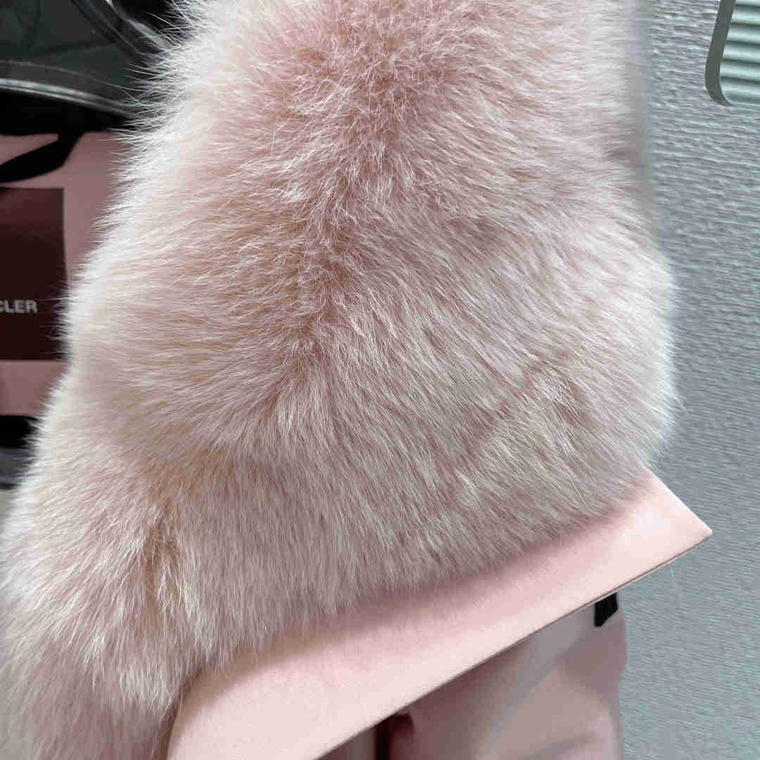 MONCR Jacket Down Hoodie FUR in 3 Colors