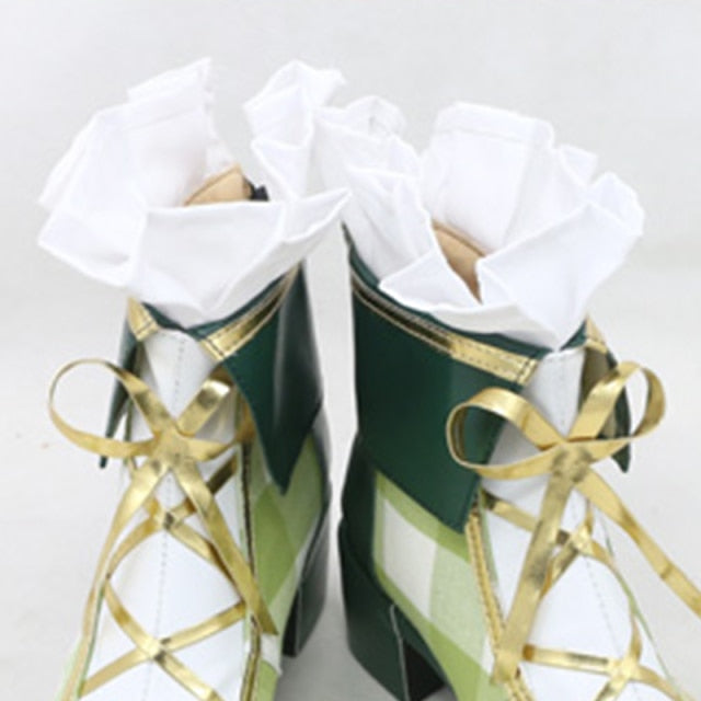 Anime Love Live Nico Yazawa Nozomi Cosplay Shoes with Bouquet Flowers Design