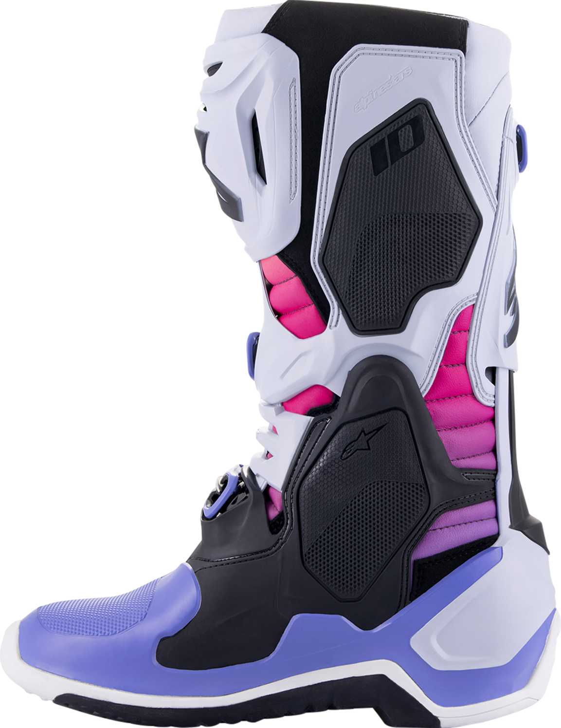 ALPINESTARS Limited Edition Daytona 23 Tech 10 Boots - Gray/Pink/Purple - US 11