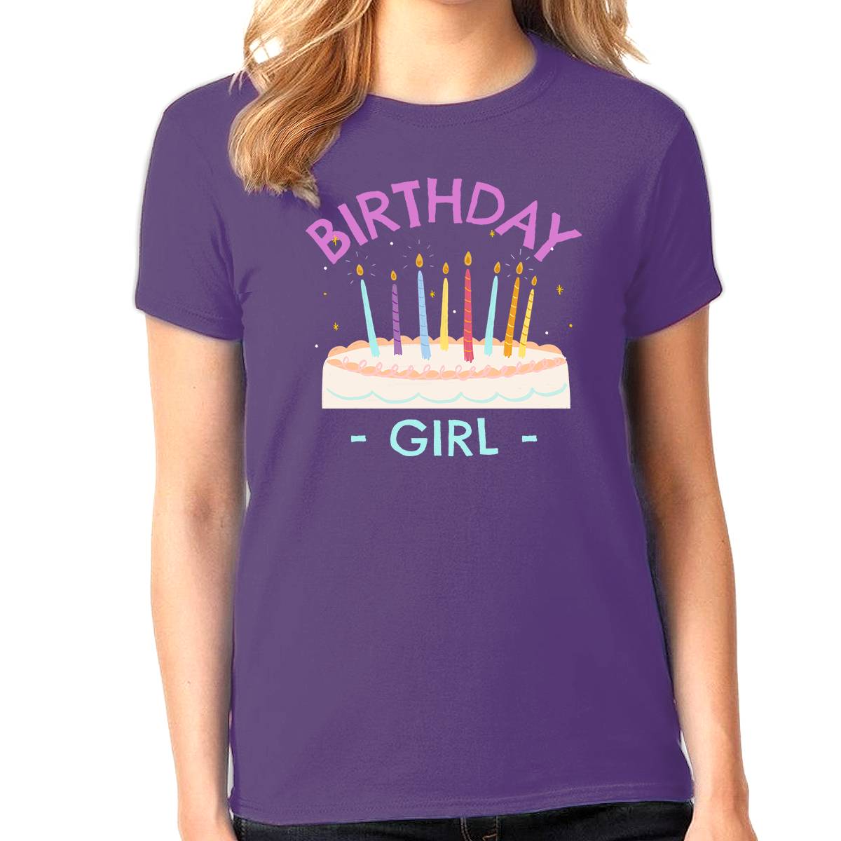 Birthday Girl Shirt - Cute Birthday Cake Shirt for Girls