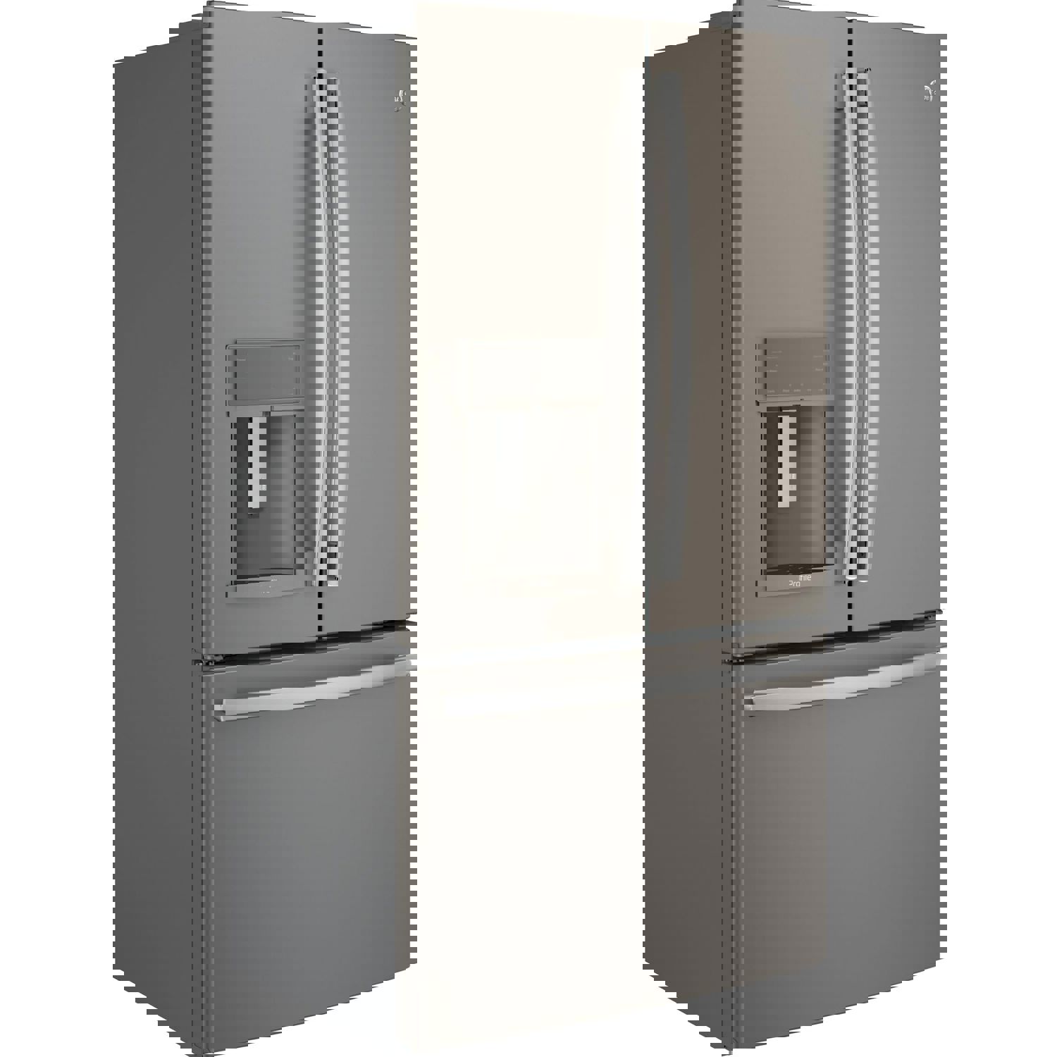 GE Profile 36-inch Counter-Depth French 3-Door Refrigerator with Water and Ice Dispenser