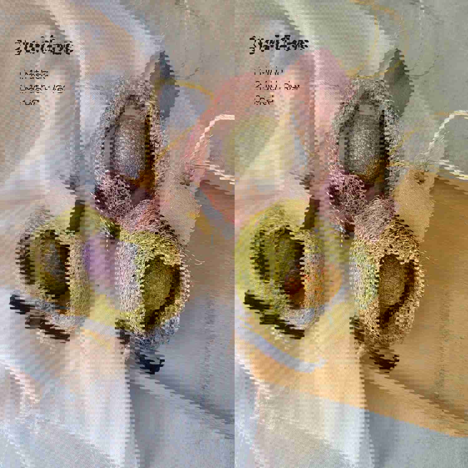 Flavored Loofah Chew Toy for Rabbits and Small Animals