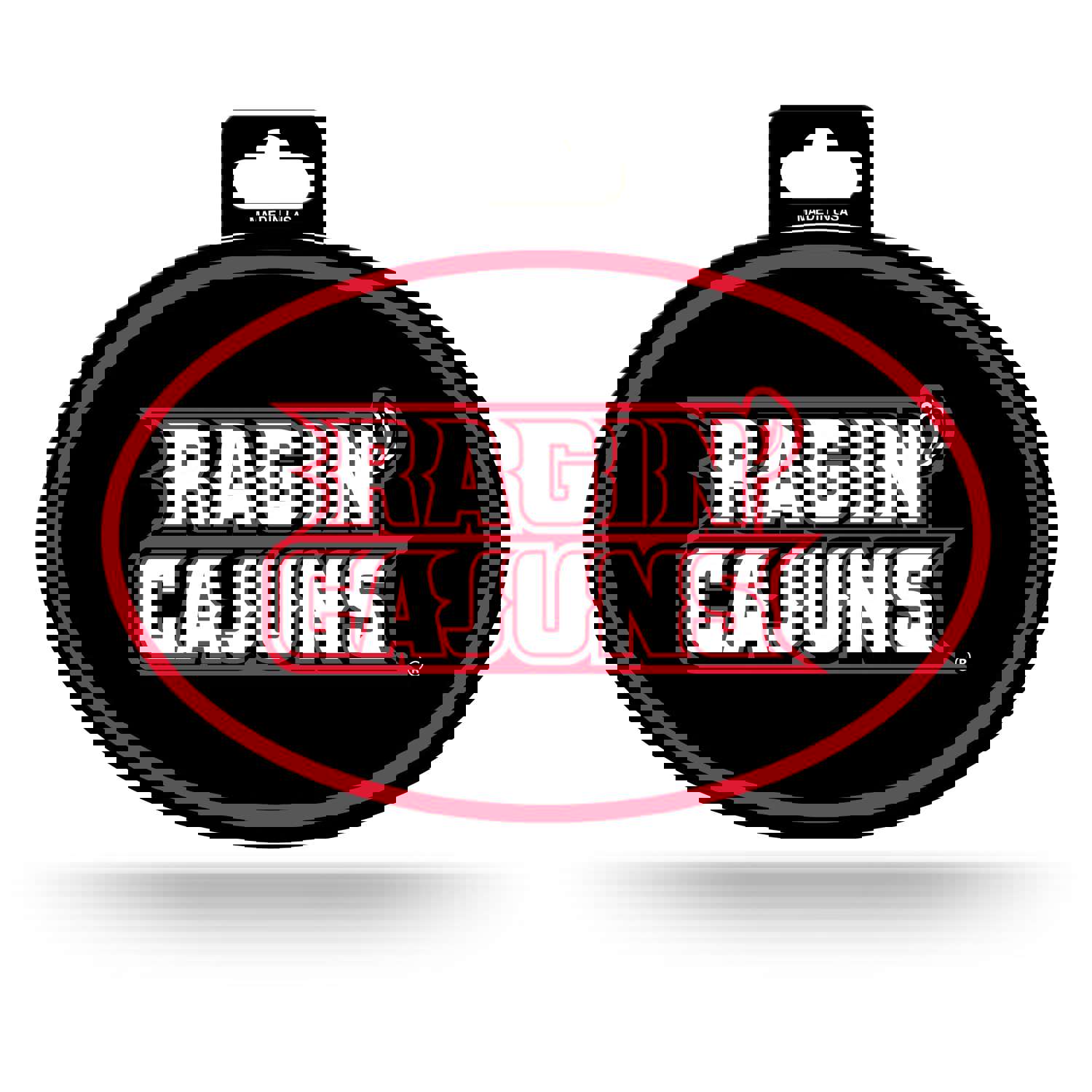 Louisiana Ragin Cajuns Oval Decal Full Color Sticker - 3.75 x 5.75 Inches - Free Shipping