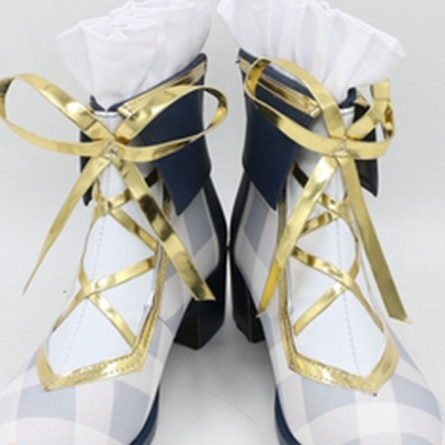 Anime Love Live Nico Yazawa Nozomi Cosplay Shoes with Bouquet Flowers Design