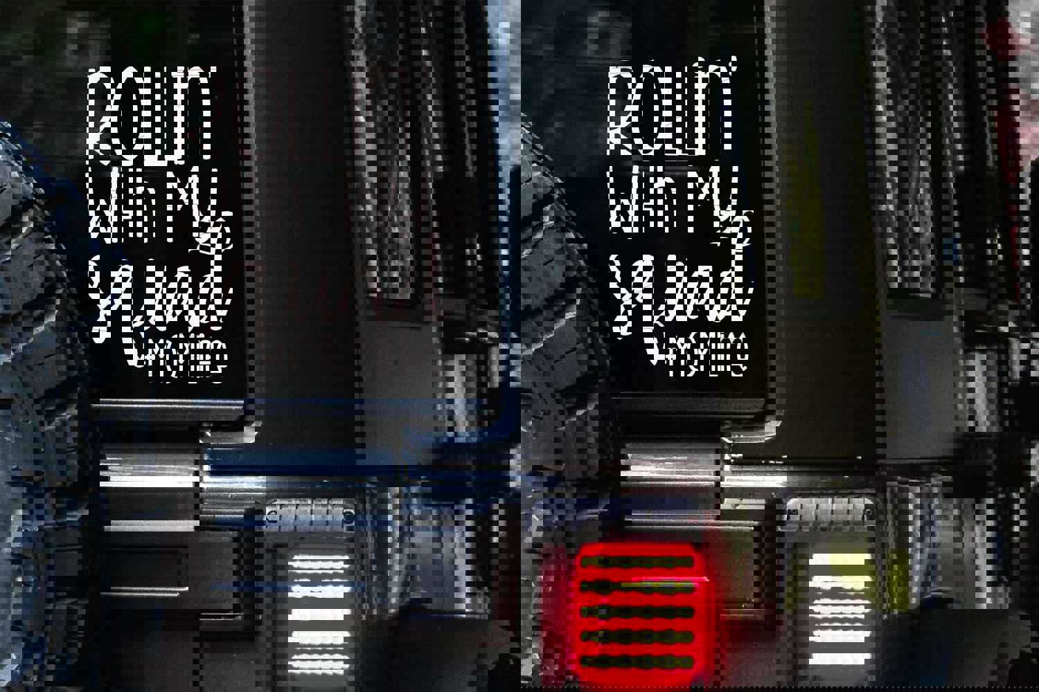 Rollin with my Squad #MomLife Car Decal