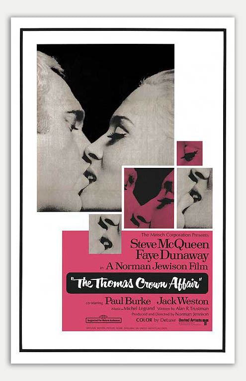Thomas Crown Affair - 11 x 17 Movie Poster (1968 Reprint)