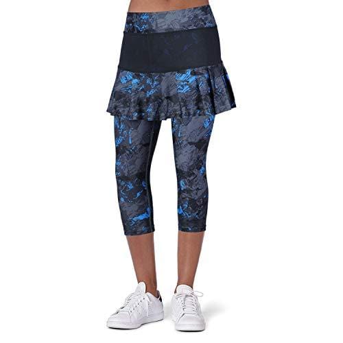 ANIVIVO Women Tennis Legging - Skirted Capri Leggings for Sports & Casual Wear