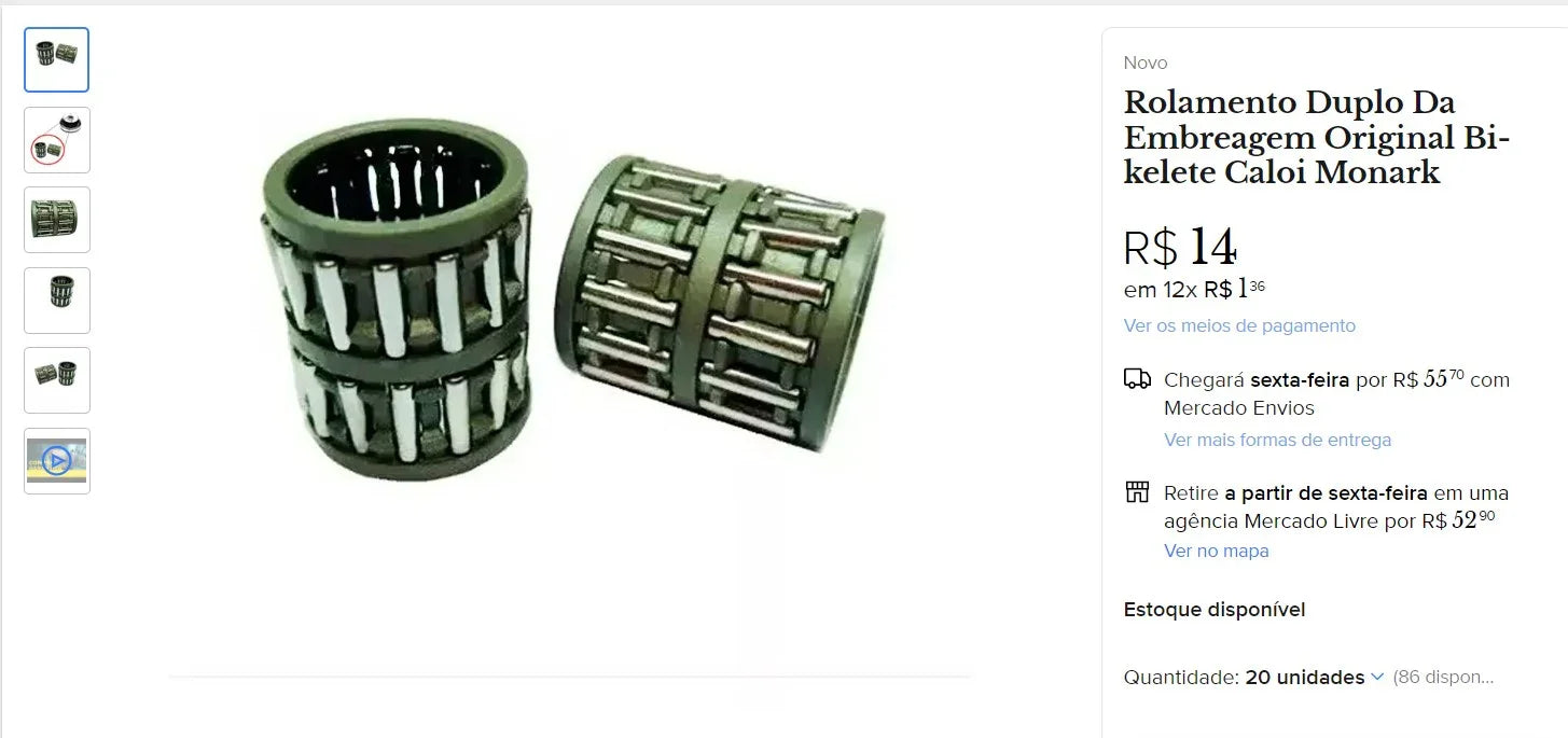 Personal Shopper | Buy Scooter and Bike Parts from Brazil - 116 Units (DDP)