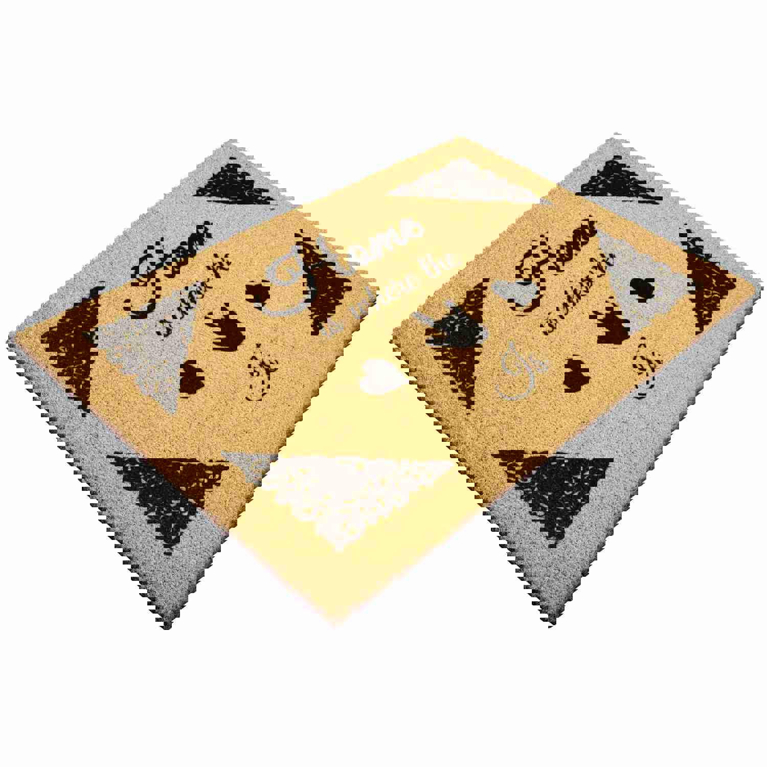 ASL Home Decor ILY Home Outdoor ASL Doormat - Durable Coir Doormat for Entryway