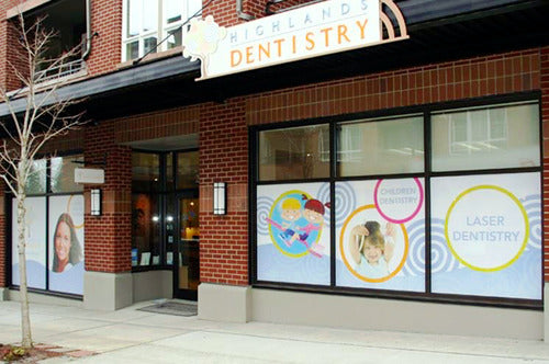 Custom Perforated Window Decals for Business Advertising