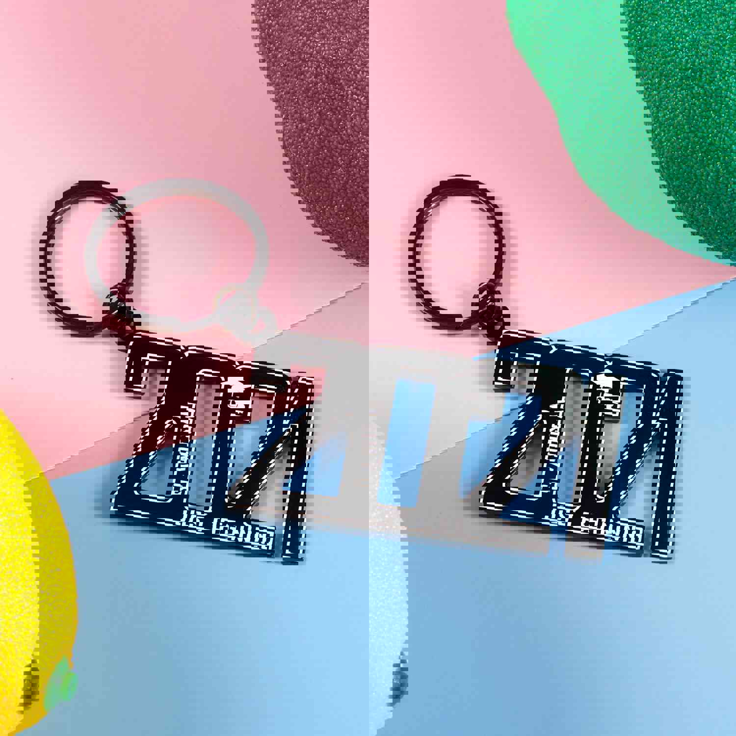 Class of 2021 Graduation Keychain Gift for Her, Him, Seniors, and Grads