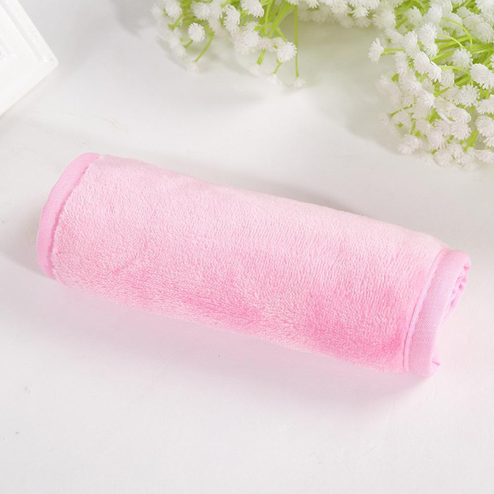 Women's Soft Reusable Microfiber Makeup Removal Face Towel - Rose Red/Black/Pink/Blue