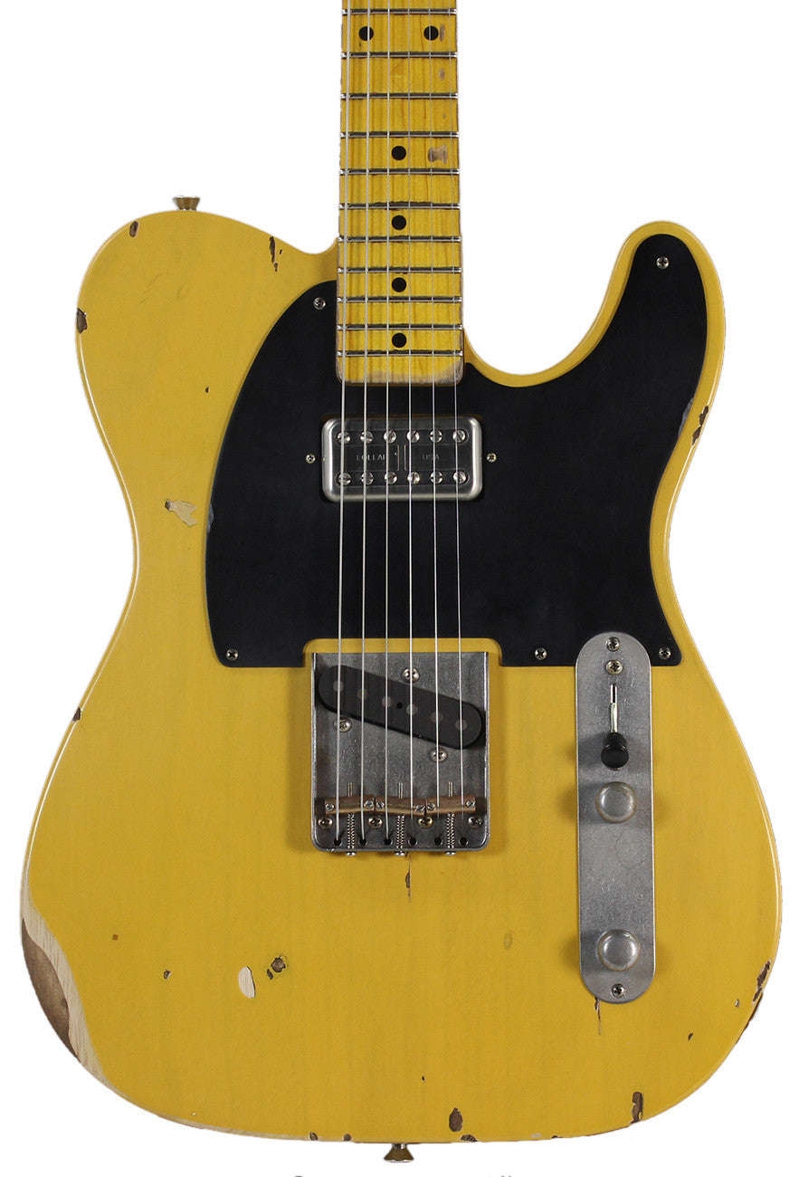 Nash T-52 Guitar, Butterscotch Blonde, Lollartron, Medium Aging