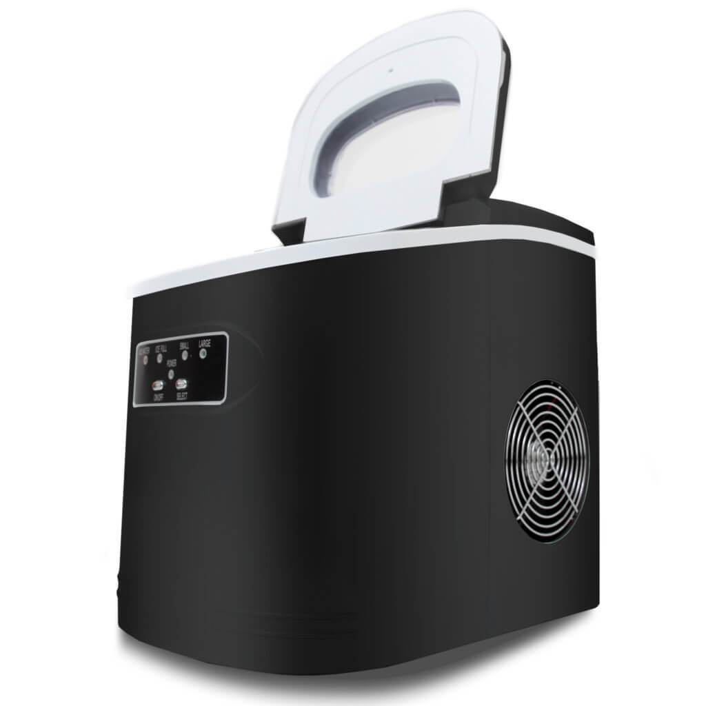 Whynter Compact Portable Ice Maker 27 lb Capacity – Metallic Black IMC-270MB