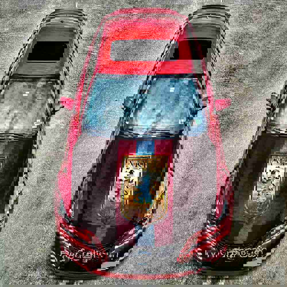 Aston Villa Itasha Car Vinyl Hood Wrap Decal Sticker