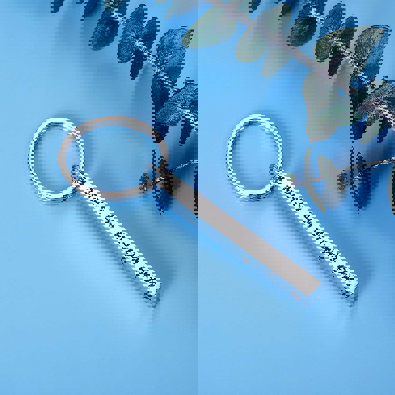 Funny Don't Do Stupid Stuff Keychain - Humorous Gift for Teens, Adults, and New Drivers