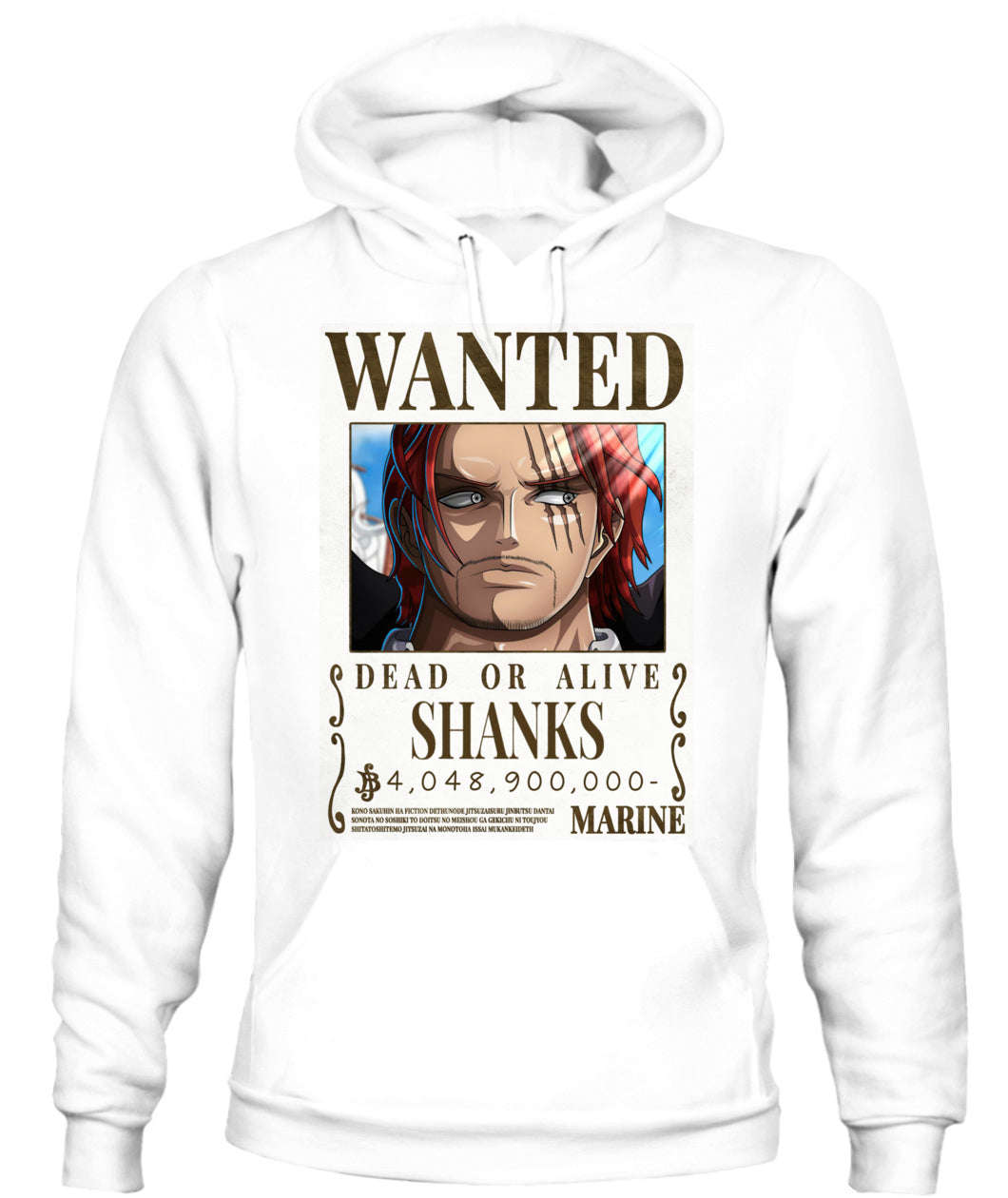 Shanks Wanted Custom Graphic Unisex T-Shirt